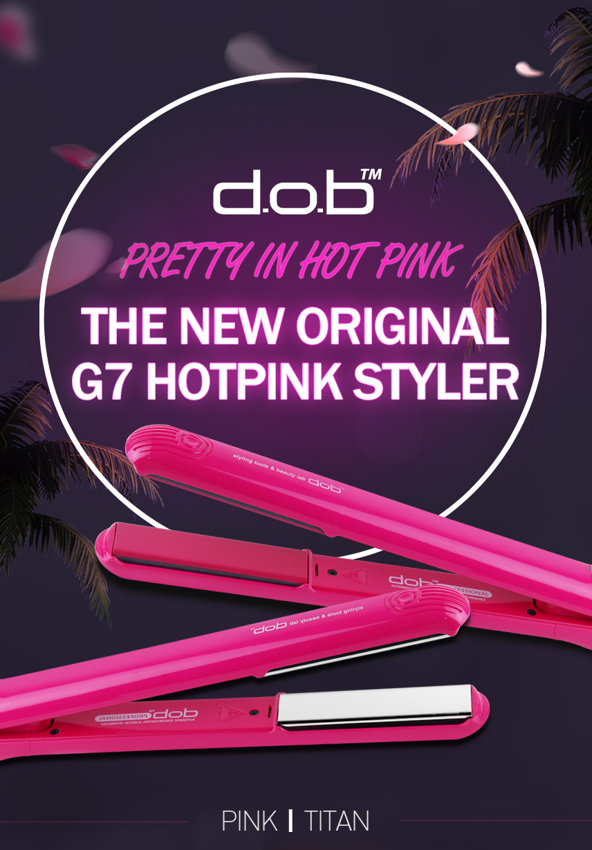 pretty in hot pink the new original G7 hotpink styler